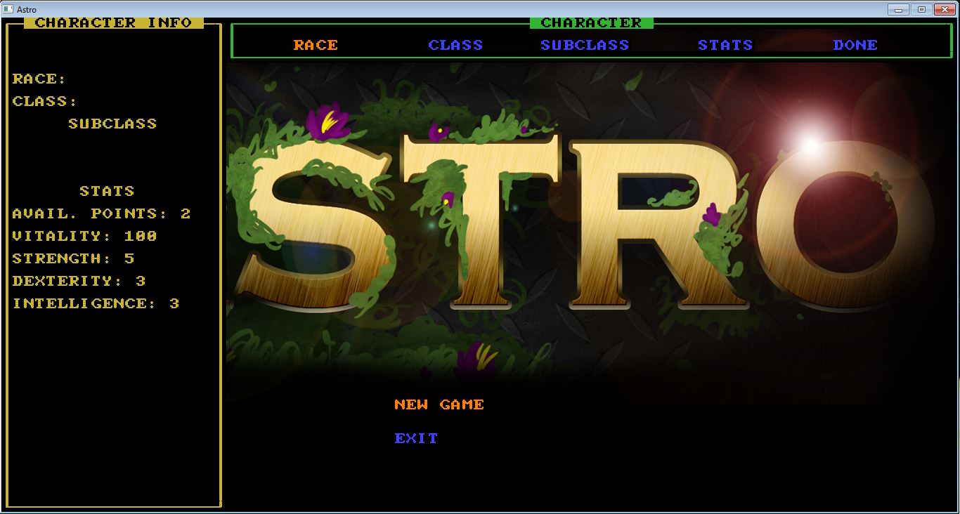 Character Selection Screen